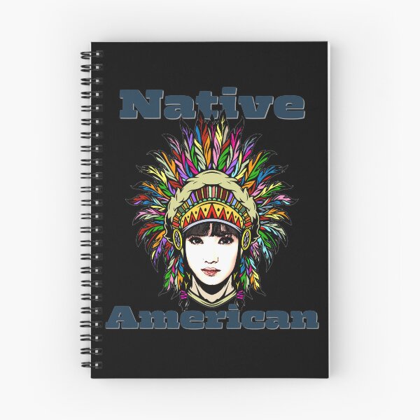 Item preview, Native American Girl in colourful War bonnet designed and sold by BigCreation.