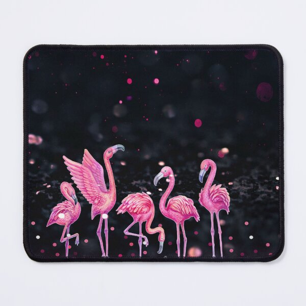 Item preview, Flamingo Friends Life Is Better Stunning Glitter Pink designed and sold by ESTRELLA49.