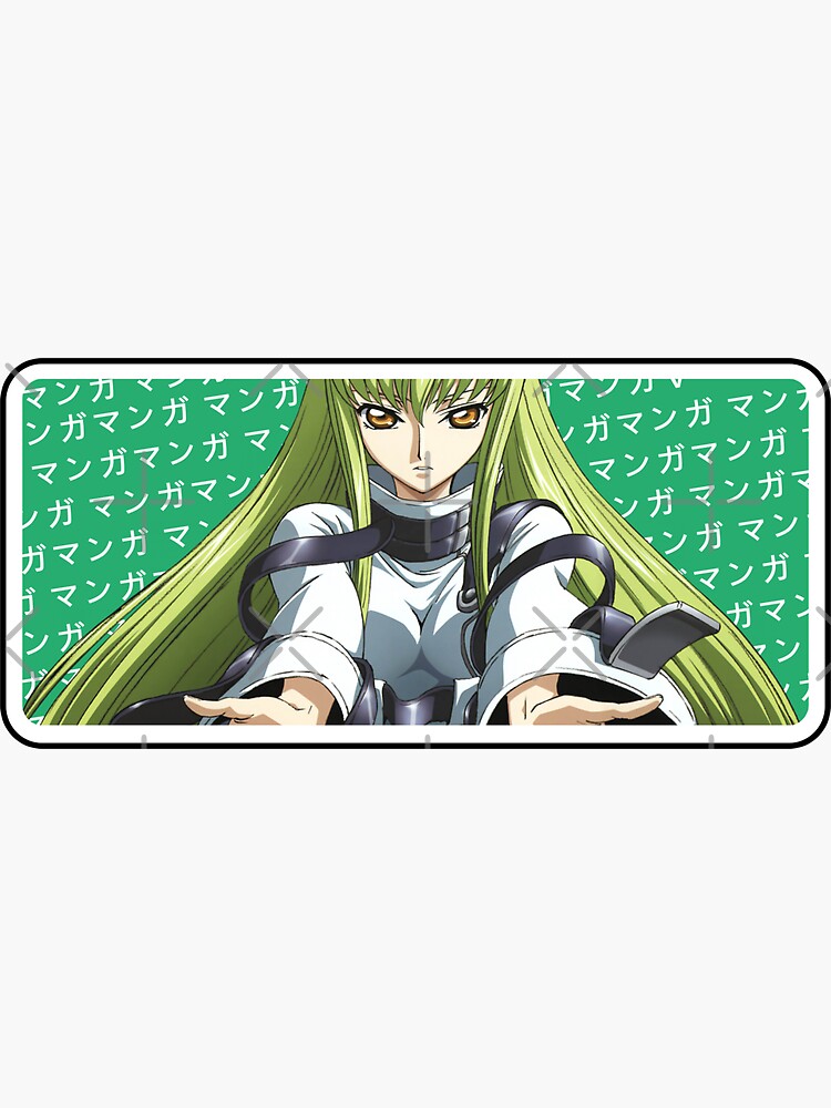 Cc Shi Tsu C2 Code Geass Kodo Giasu Box Anime Design Sticker By Kruto Designs Redbubble 0864