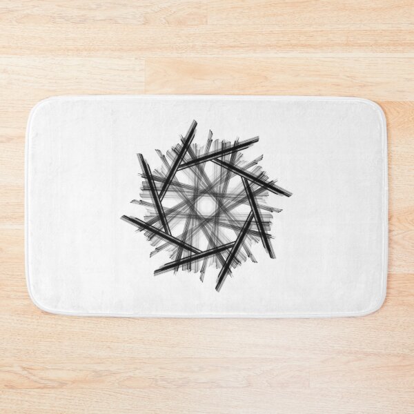 Item preview, Black and white abstract star designed and sold by Meo Design.
