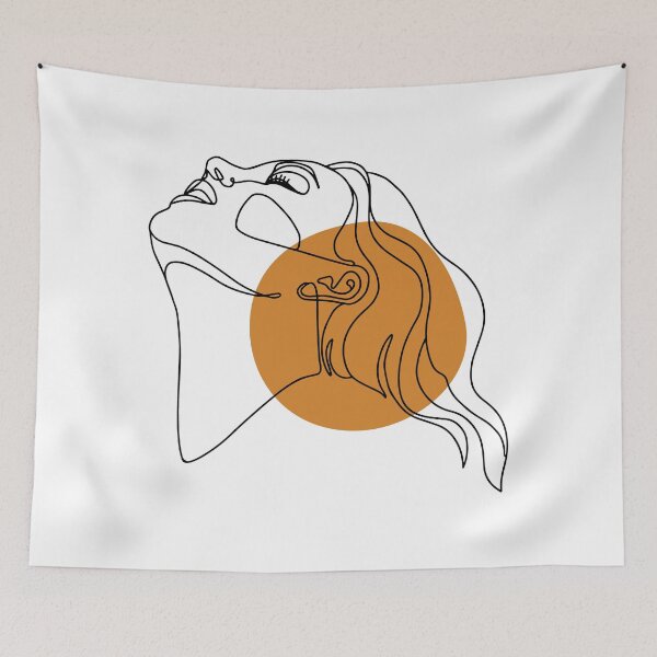 Item preview, Minimalist Feminine Line Art, Woman Line Art designed and sold by andieartco.