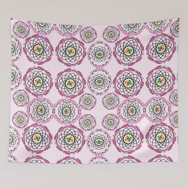 Item preview, Seamless Atomic Structure in Micro-Mandala World designed and sold by MyMemoriesArts.