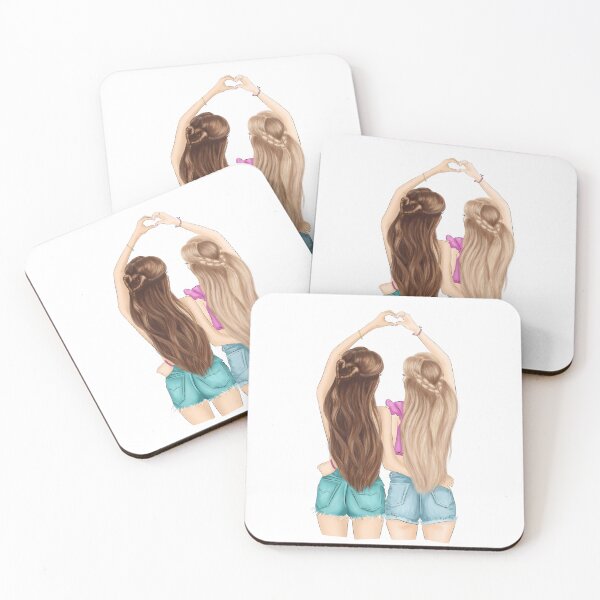 Item preview, girlfriends blonde and brunette designed and sold by Irina Fomichova.