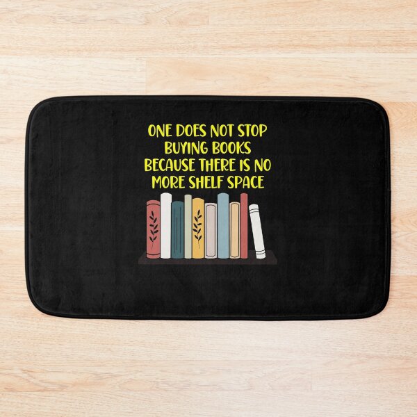 Item preview, One does not stop buying books because designed and sold by Peter Stawicki.