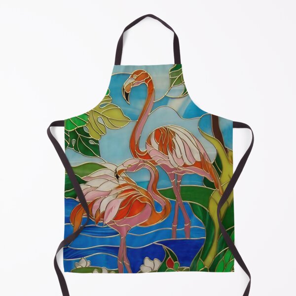 Item preview, Flamingo Couple Love Colorful Mosaic designed and sold by ESTRELLA49.
