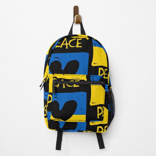 Item preview, Ukraine flag Peace blue yellow heart designed and sold by EpicMaps.