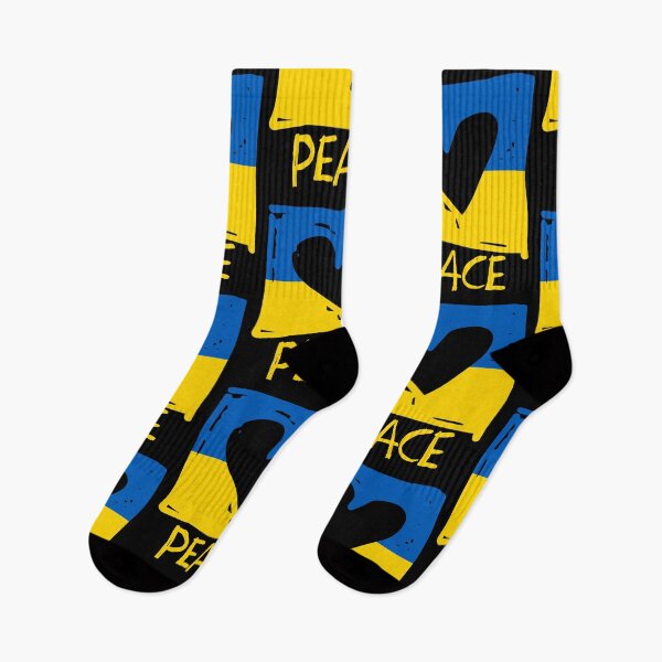 Item preview, Ukraine flag Peace blue yellow heart designed and sold by EpicMaps.