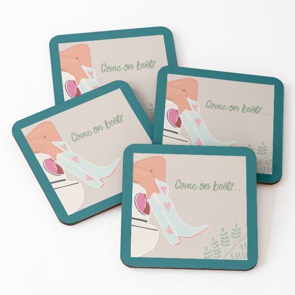 Item preview, Come on boots country cowgirl design print    designed and sold by BurlyOutdoors.