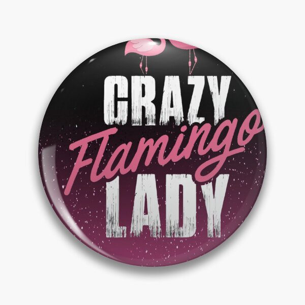 Item preview, Crazy Flamingo Lady Glitter designed and sold by ESTRELLA49.