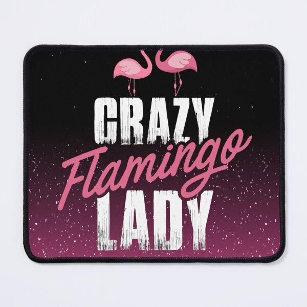 Item preview, Crazy Flamingo Lady Glitter designed and sold by ESTRELLA49.