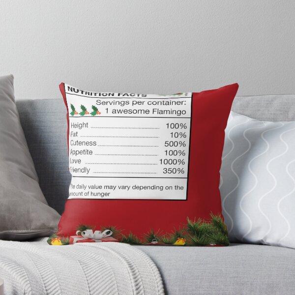 Item preview, Christmas Flamingo I Look To Flamazing Nutrition Facts Red designed and sold by ESTRELLA49.