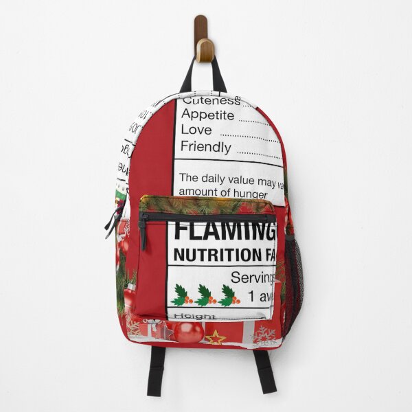 Item preview, Christmas Flamingo I Look To Flamazing Nutrition Facts Red designed and sold by ESTRELLA49.