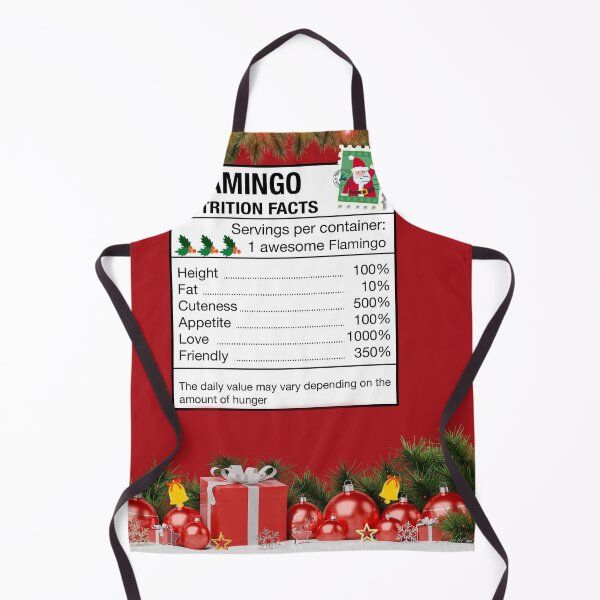 Item preview, Christmas Flamingo I Look To Flamazing Nutrition Facts Red designed and sold by ESTRELLA49.