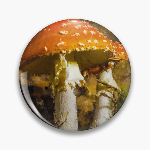 Item preview, Amanita Muscaria Mushroom Vintage, Cute Amanita Muscaria Botanical Art, Original Fly Amanita Mushroom, Muscimol Mushroom Lover designed and sold by Paintcorner.