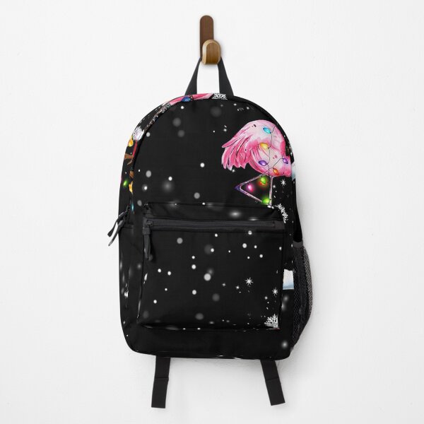 Item preview, Christmas Flamingo Stunning Glitter Black designed and sold by ESTRELLA49.