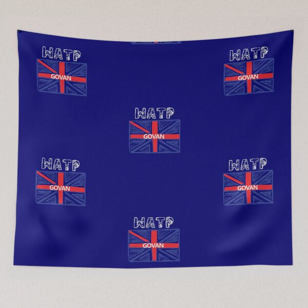 Item preview, Glasgow Rangers FC WATP Merch Blue designed and sold by CTTDesigns.
