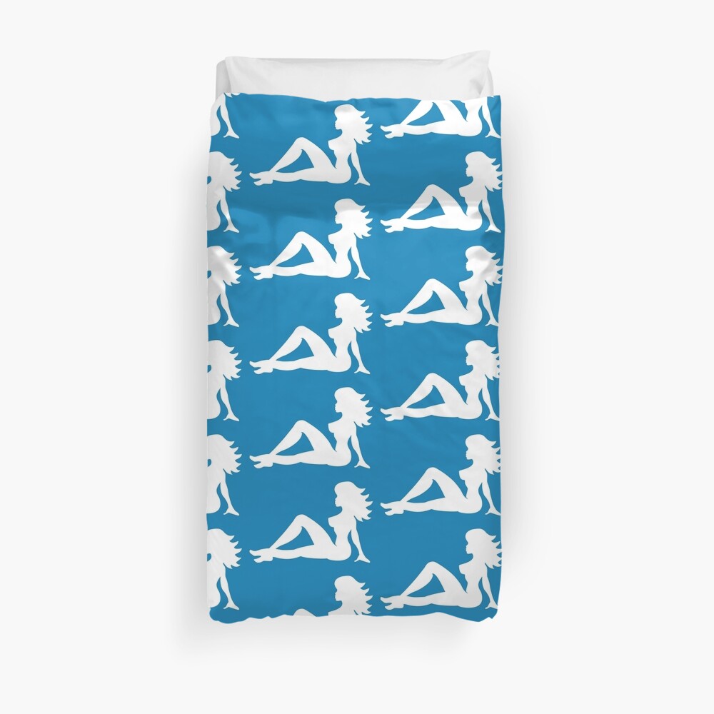 MUDFLAP GIRL Duvet Cover