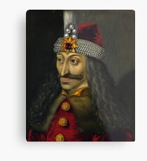 Vlad the Impaler Portrait Metal Print