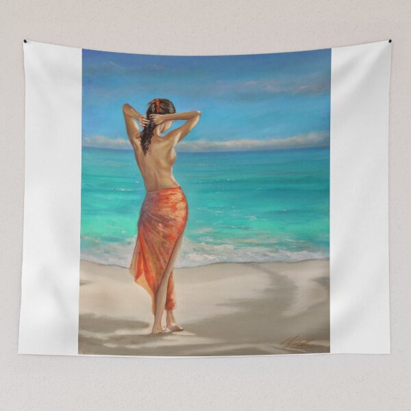 Item preview, TROPICAL BEACH designed and sold by Michael Rock Art.