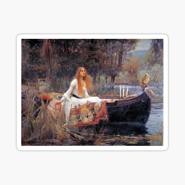 Item preview, John William Waterhouse The Lady of Shalott designed and sold by BestPaintings.