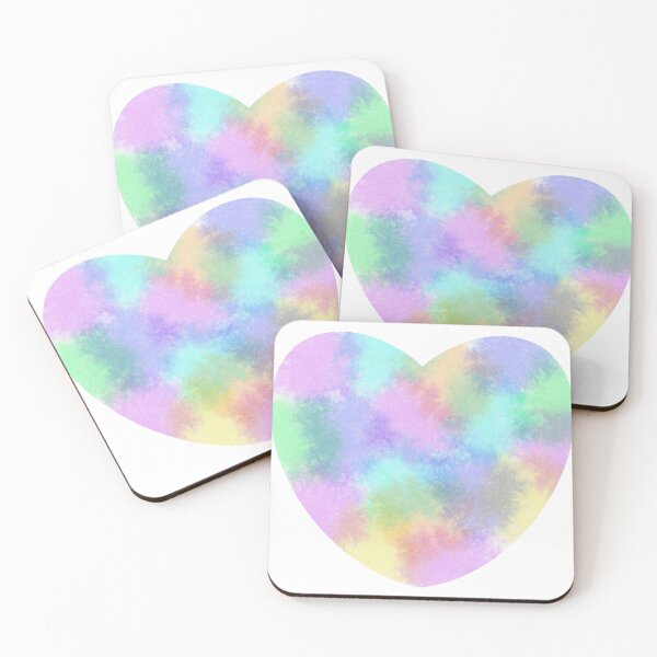 Item preview, rainbow heart - water color painting designed and sold by Tina-studio.