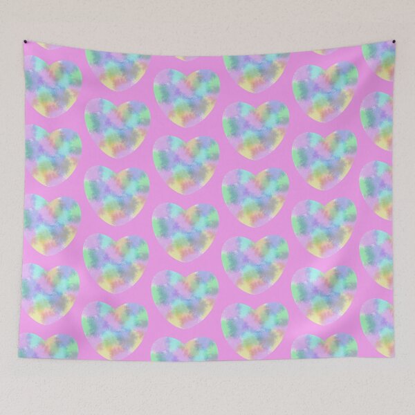 Item preview, rainbow heart - water color painting designed and sold by Tina-studio.
