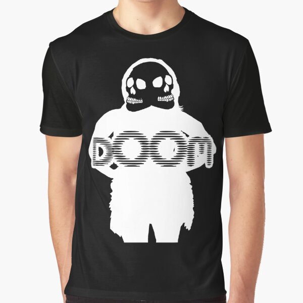 DOOMGIRL! in white Graphic T-Shirt