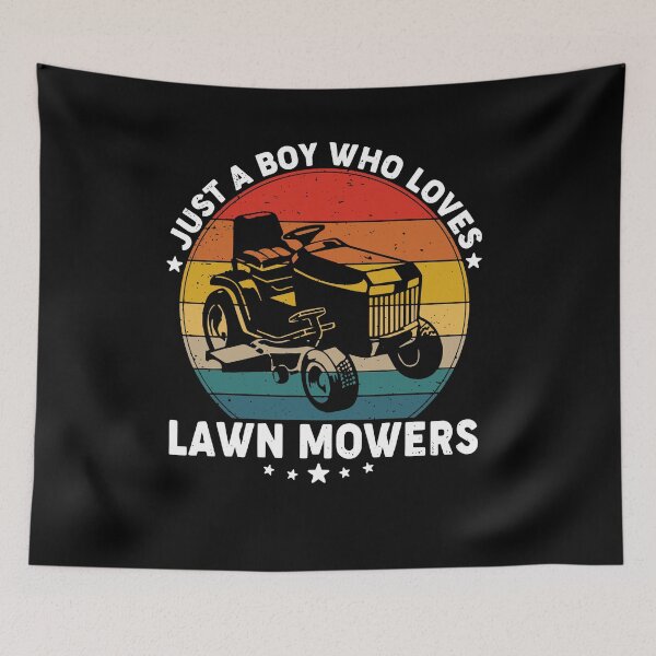 Item preview, Funny Gardening Farmer Just a Boy who Loves Lawn Mowers T-shirt designed and sold by JoseMoody3031.