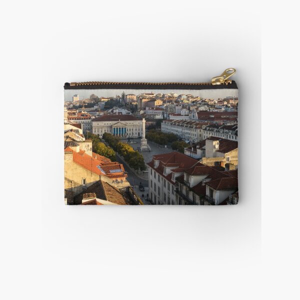 Item preview, Sun and Shade Over Rossio Square in Lisbon Portugal designed and sold by Georgia Mizuleva.