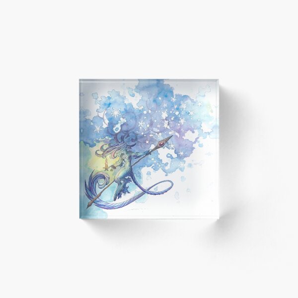 winter pan Acrylic Block