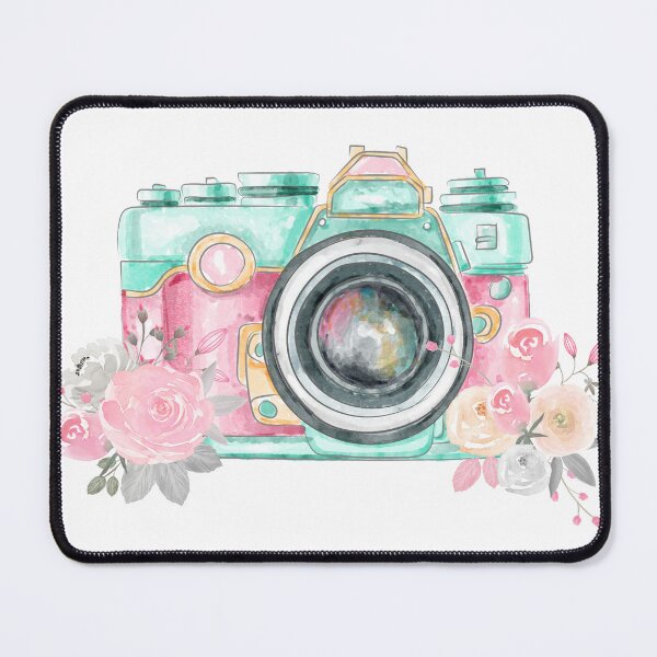 Item preview, Camera with flowers designed and sold by Irina Fomichova.