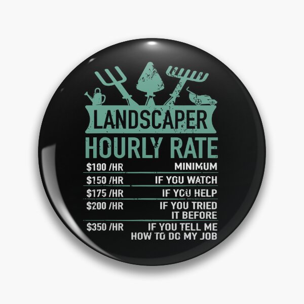 Item preview, Funny Gardening Gardener Landscaper Hourly Rate T-shirt designed and sold by JoseMoody3031.