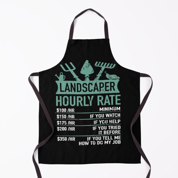 Item preview, Funny Gardening Gardener Landscaper Hourly Rate T-shirt designed and sold by JoseMoody3031.