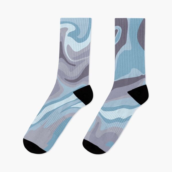 Item preview, Hippie illustration in calm blue tones. Flowing. designed and sold by MagnetitaBySil.