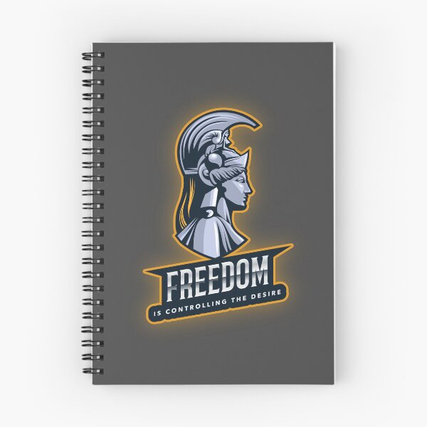 Item preview, Freedom Is Controlling The Desire Brave Statue- Inspiring Stoic Quotes designed and sold by NameZpod.
