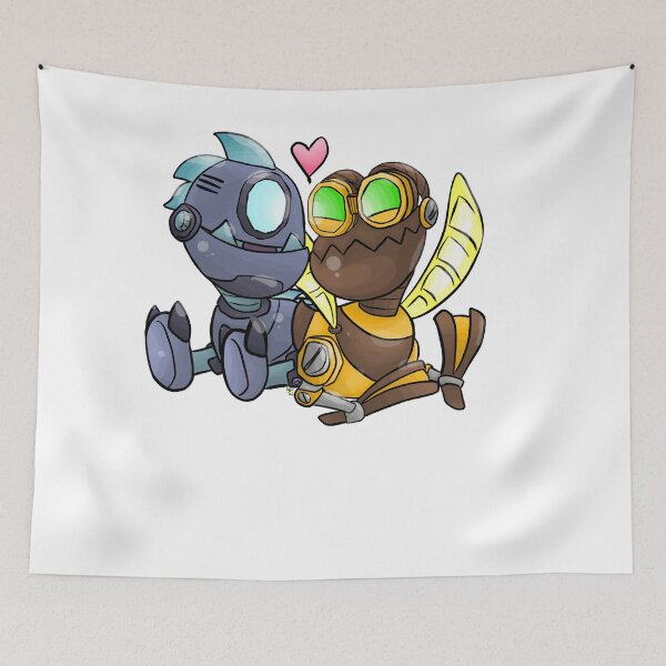 Item preview, Hardship Mischievous Shooting Alluring Peckbot And Chickenbot Fanart Cool designed and sold by ChesneySingharp.