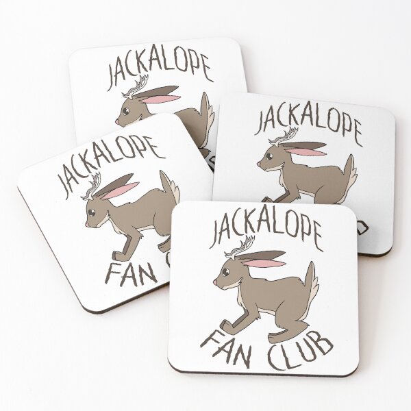 Item preview, Cute Jackalope Fan Club Cartoon designed and sold by EllieBeHe.
