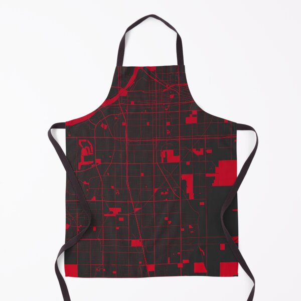 Item preview, Bakersfield red wine color Map Art California USA designed and sold by EpicMaps.