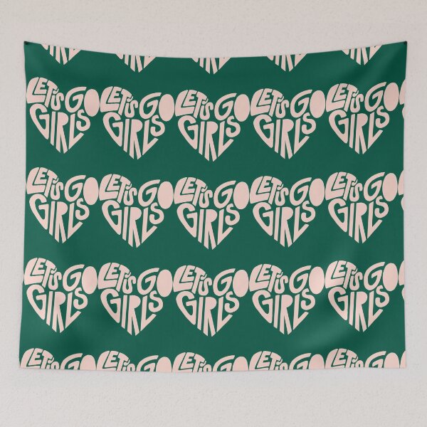 Item preview, Let’s Go Girls Heart   designed and sold by BurlyOutdoors.