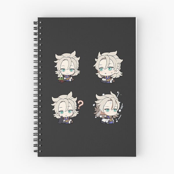 Item preview, Chibi Albedo Pack - Genshin Impact designed and sold by 1umynst.