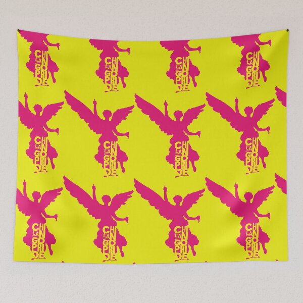 Item preview, Chilango Pride / Orgullo Chilango Logo Version 2 with Attitude Pink Yellow designed and sold by chilangopride.