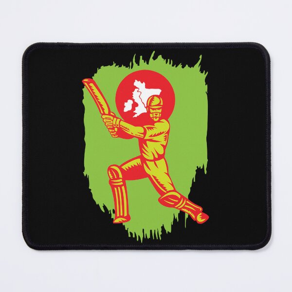 Item preview, Bangladesh Cricket Player Batsman Design designed and sold by alltheprints.