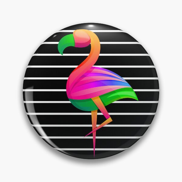 Item preview, Multicolored flamingo fluorescent colors designed and sold by Astralia.