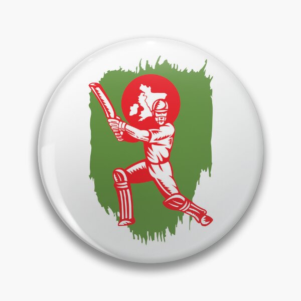 Item preview, Bangladesh Cricket Player Batsman Design designed and sold by alltheprints.
