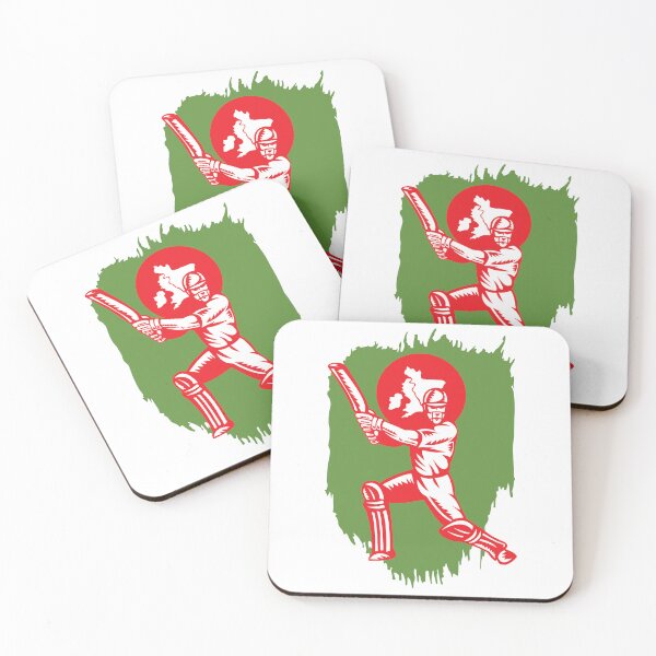 Item preview, Bangladesh Cricket Player Batsman Design designed and sold by alltheprints.