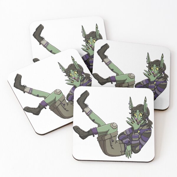 Item preview, Aesthetic Goblin Girl Eating Mushrooms designed and sold by EllieBeHe.