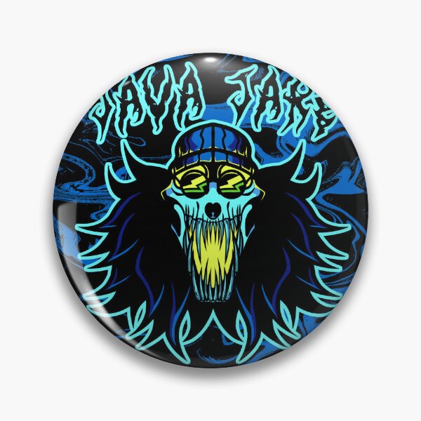 Item preview, Java Jake Logo (Blue Theme) designed and sold by JavaWolfDesign.