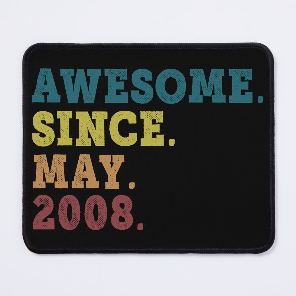 Item preview, Awesome Since May 2008 Retro Vintage 14th Birthday Gift designed and sold by designbychow.