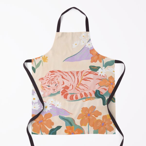 Item preview, Pink Tiger in Wild Garden designed and sold by SunLee Art.