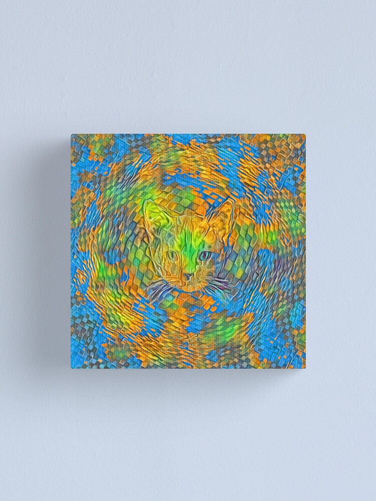 Alternate view of Cat. Every day is Earth Day. Canvas Print
